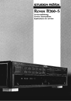 Revox B-260-S-Service-Manual 